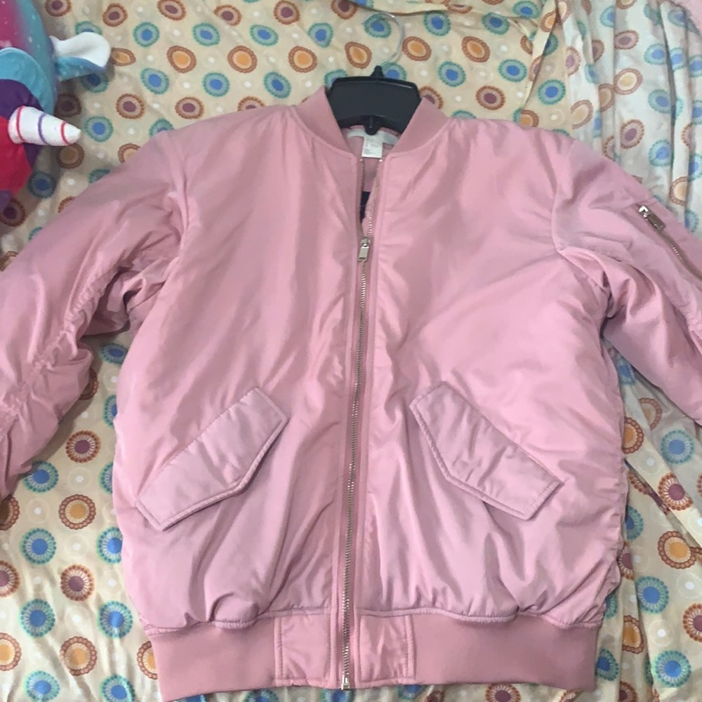 H&M Pink bomber jacket